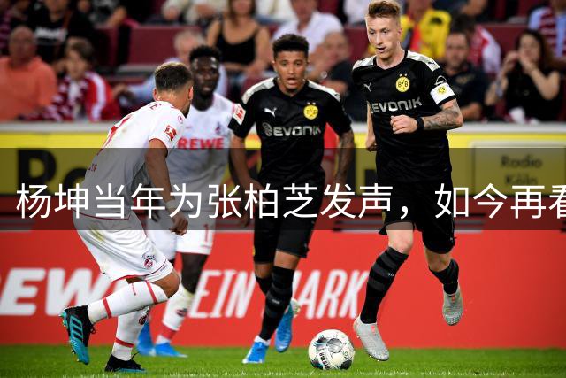 杨坤当年为张柏芝发声，如今再看依然硬气